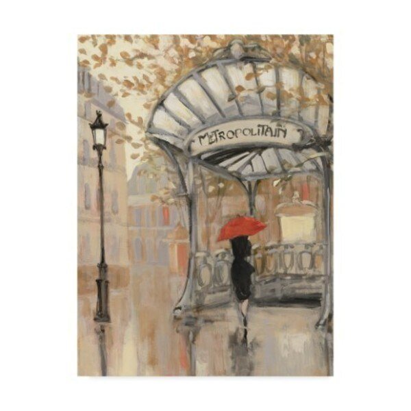 Julia Purinton 'To The Metro Iii' Canvas Art, 14x19, Trademark Fine Art, Mfr#: WAP05478-C1419GG